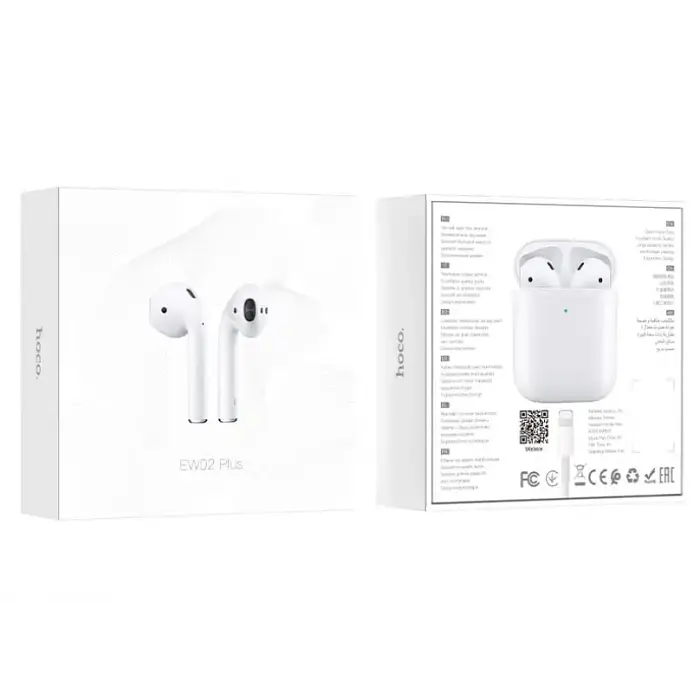 Беспроводные сенсорные наушники вкладыша Bluetooth v5.1 TWS Hoco EW02 Plus с зарядным кейсом - фото 7
