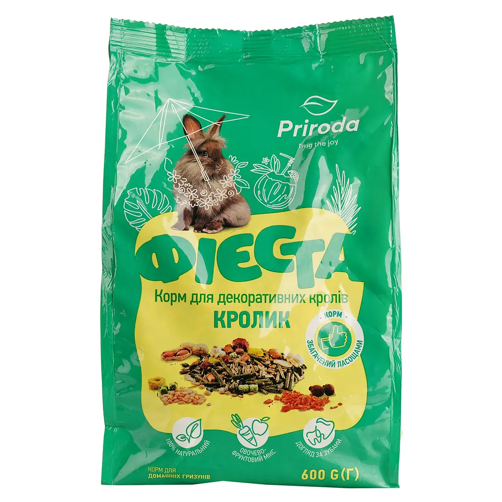 Корм для кроликів Природа Фієста Кролик 600 г (PR241387) - фото 2