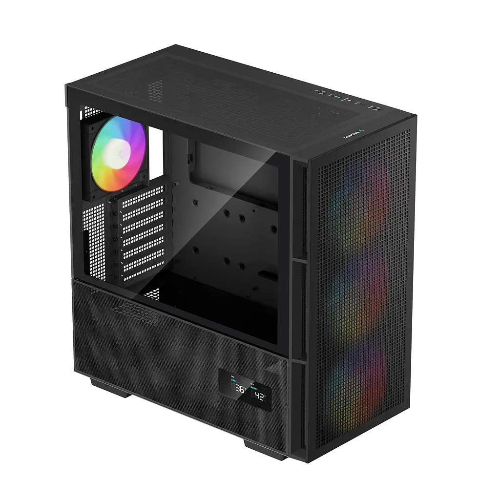 Корпус DeepCool CH560 Digital Black (R-CH560-BKAPE4D-G-1) без БЖ - фото 3