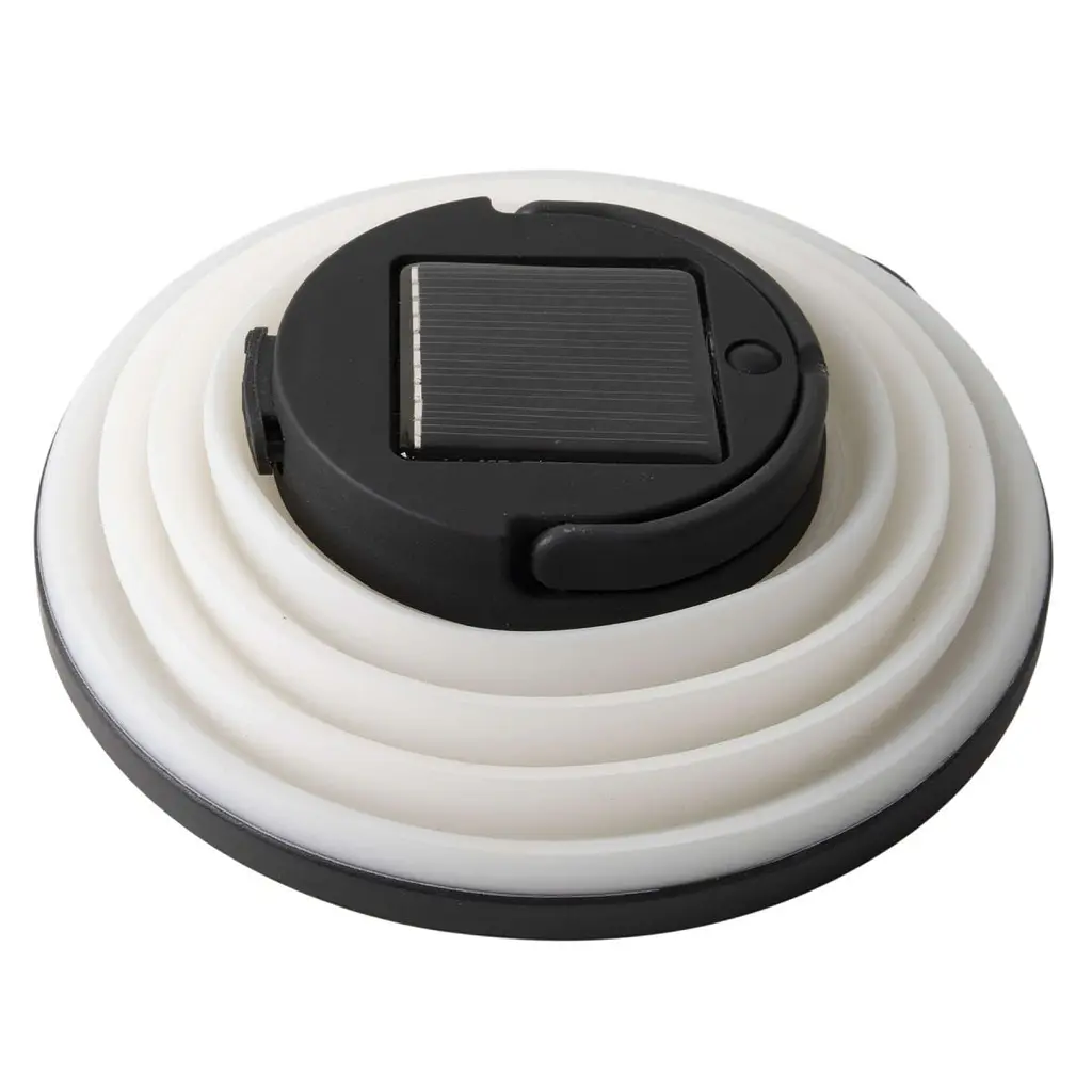 Фонарь кемпинговый Bo-Camp Seginius Solar Rechargeable 150 Lumen White/Black (5818730) - фото 4