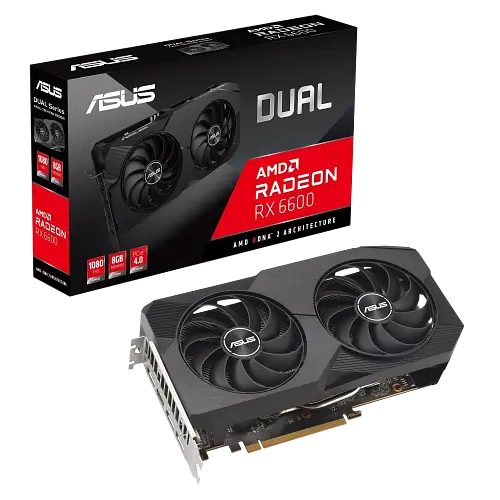 Відеокарта AMD Radeon RX 6600 8GB Asus Dual V2 (DUAL-RX6600-8G-V2) Б/В - фото 2