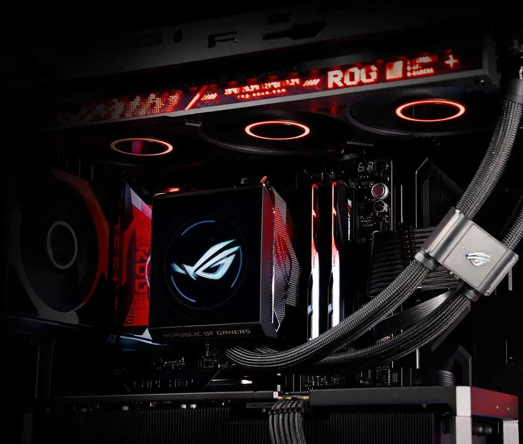 СВО ASUS ROG Strix LC IV 360 ARGB LCD Black (90RC01M1-B0EAY0) - фото 11
