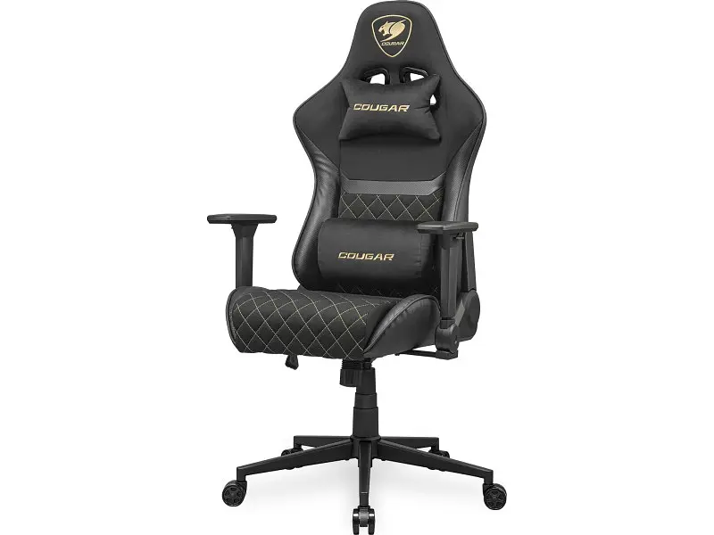 Комп'ютерне крісло для геймера Cougar Armor One V2 Gold F - фото 2