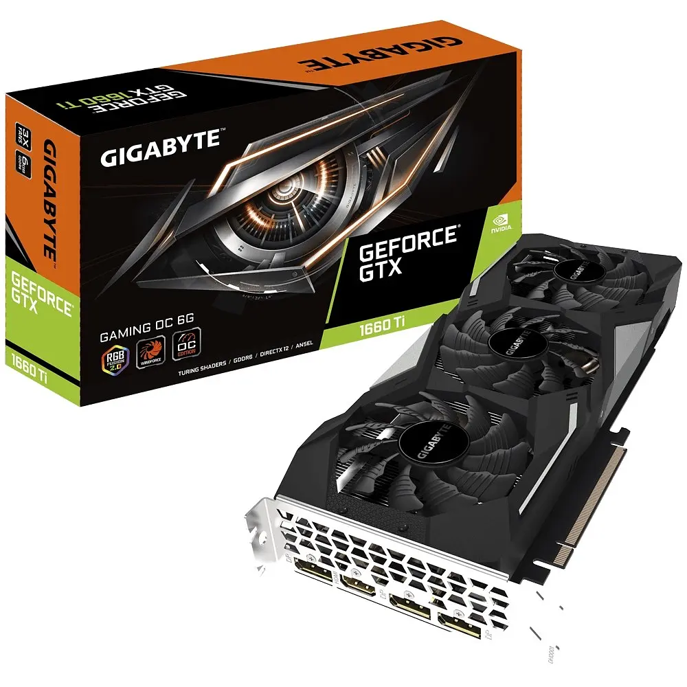 Відеокарта GeForce GTX 1660 Ti 6GB Gigabyte Gaming OC (GV-N166TGAMING OC-6GD) Б/В - фото 2
