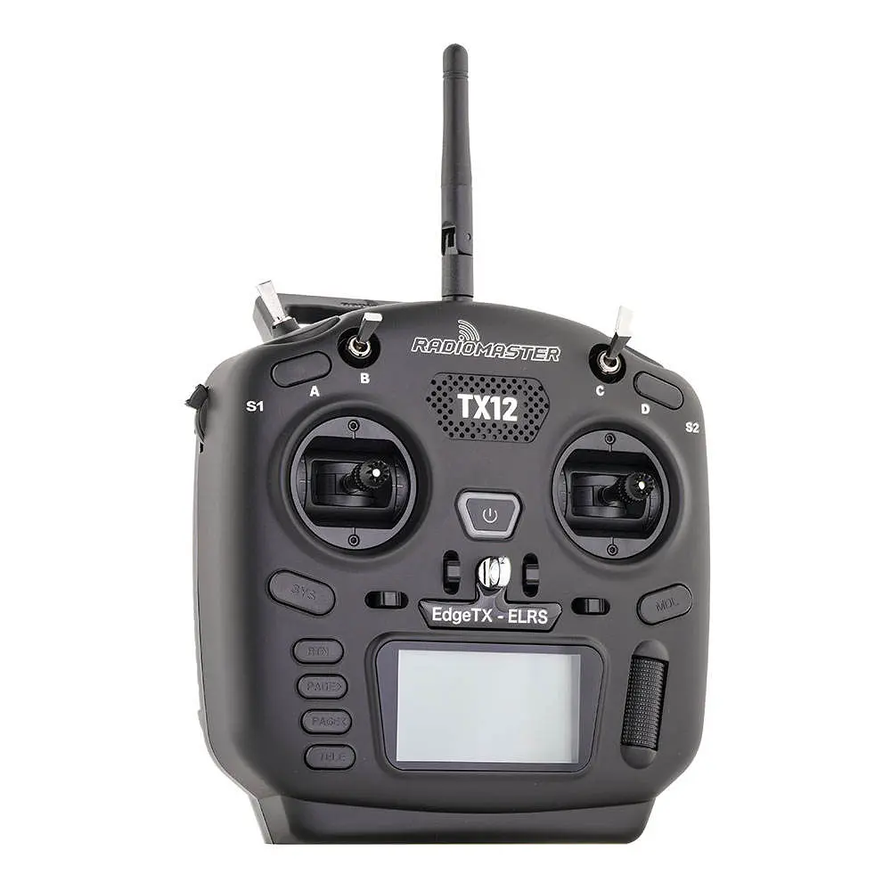 Пульт дистанційного керування RadioMaster TX12 MKII ELRS M2 16-канальний передавач для БПЛА систем Black (18771) - фото 2