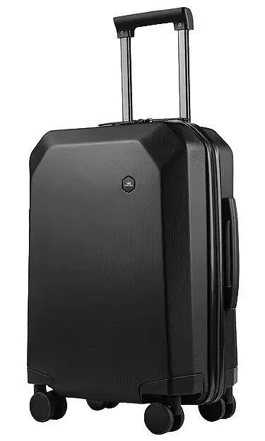 Чемодан Tanjiezhe Fashionable Lightweight Trolley Case 24 Black - фото 2