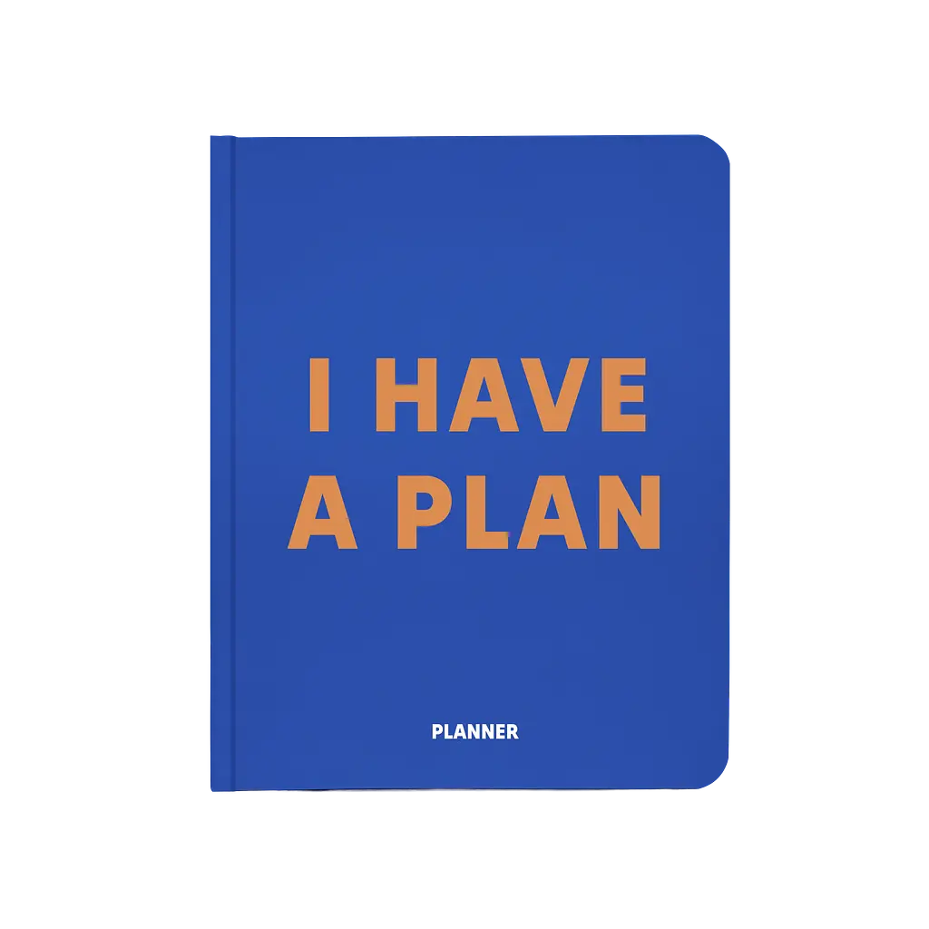 Блокнот для планування "I HAVE A PLAN" синій
