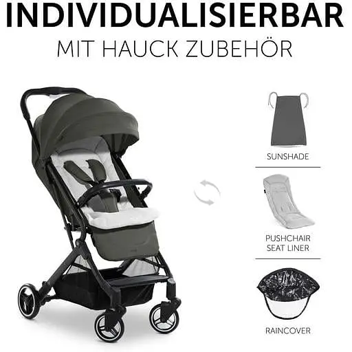 Прогулянкова коляска Hauck Travel N Care Dark Olive, темно-оливкова (16017-6) - фото 3