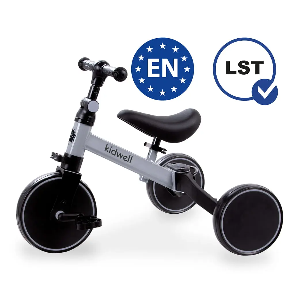 Біговел велосипед Kidwell 3 в 1 Pico Gray - фото 7