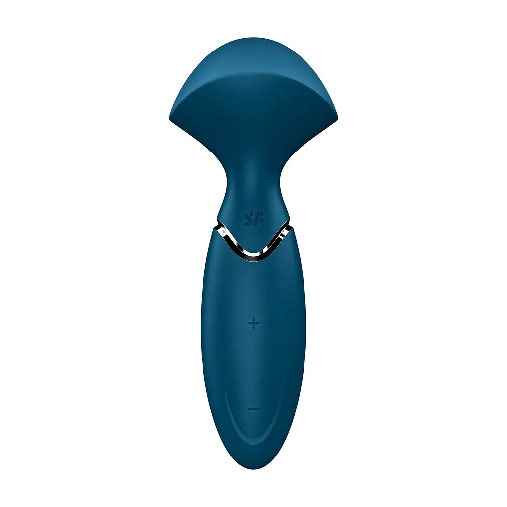 Вібромасажер Satisfyer Mini Wand-er Blue - фото 6