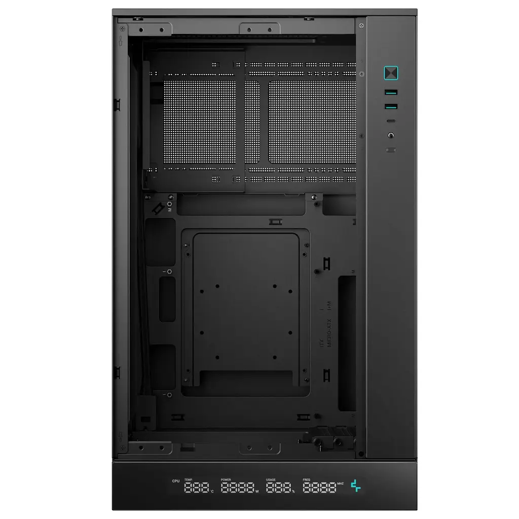 Корпус DeepCool CH270 Digital Black (R-CH270-BKNDM0-G-1) без БЖ - фото 8