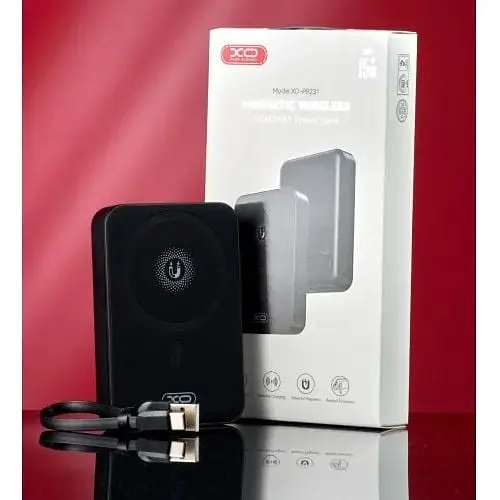 Внешний аккумулятор XO PR231 magnetic 15W 10000mAh магнитный черный 6920680851454 - фото 7