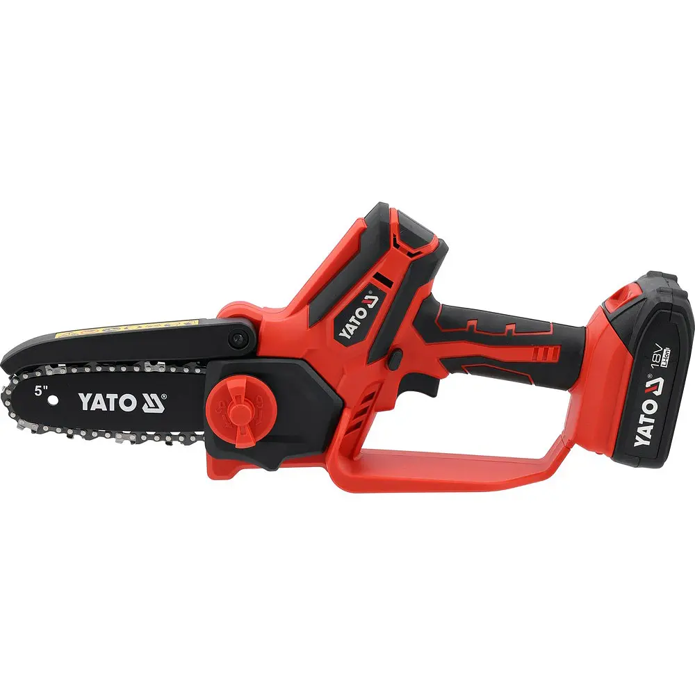 Пила цепная Yato по веткам аккумуляторная Li-Ion 18 В 2 Ач (YT-828113) - фото 2