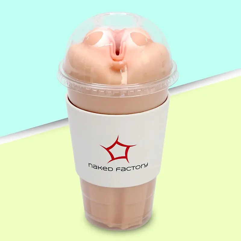 Мастурбатор-вагіна Naked Factory Cup Sleeve V-2, наскрізний - фото 7