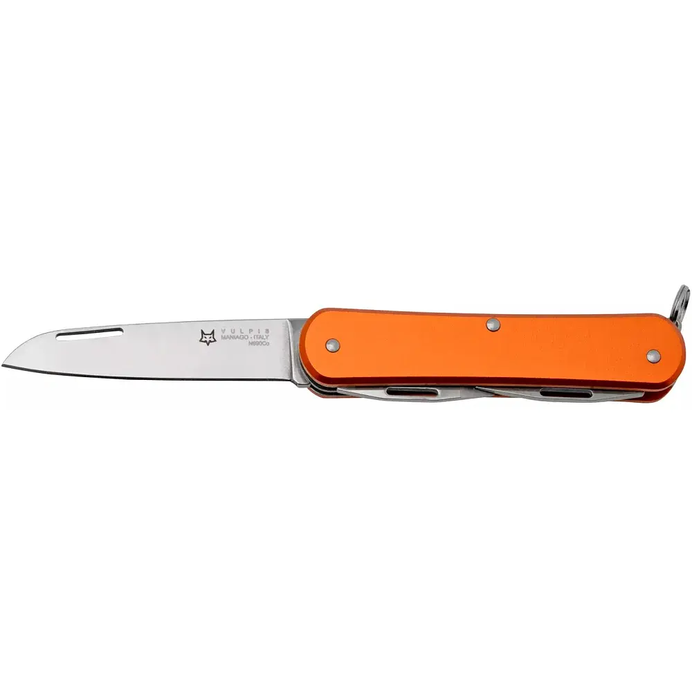 Ніж багатофункціональний Fox Vulpis Aluminium Orange. 3 інструменти - фото 2