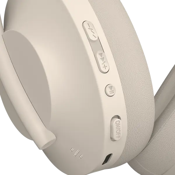 Гарнітура Defender FreeMotion B485 Bluetooth ANC Beige (63485) - фото 9