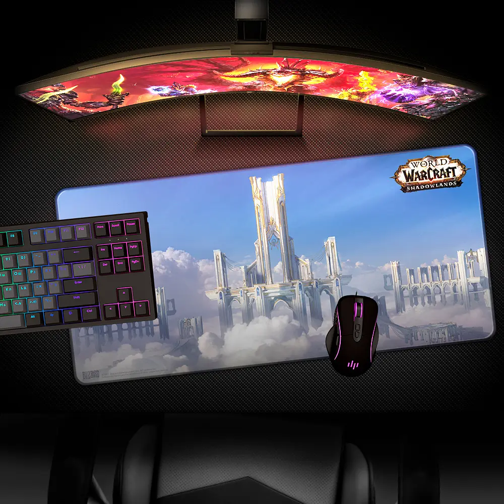 Коврик для мыши Blizzard World of Warcraft Shadowlands: Bastion XL - фото 4