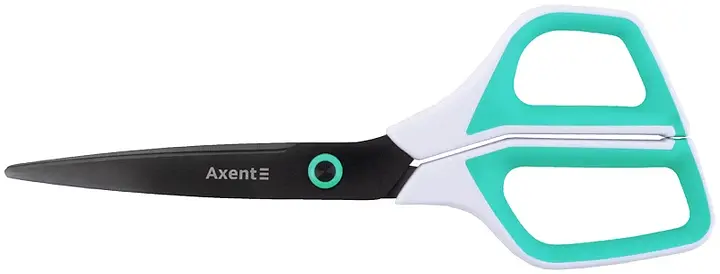 Ножиці офісні Axent Titanium 19 см синьо-бірюзові 6306-16-A - фото 2