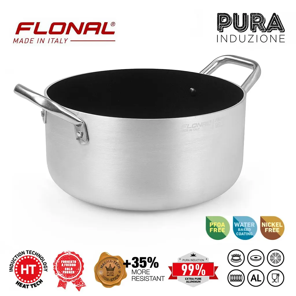 Каструля Flonal Pura Induction Professional 7,9 л (GPRC22870) - фото 2