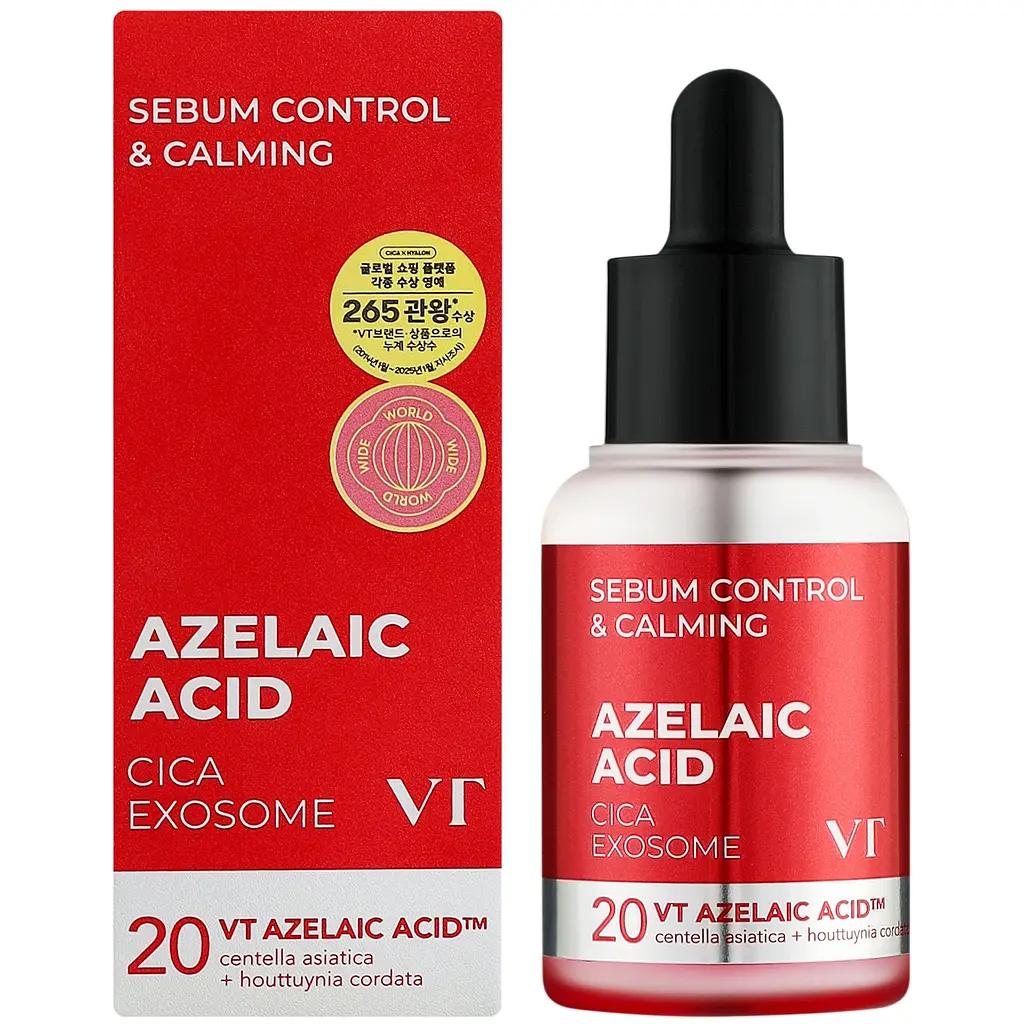 Азелаїнова ампула з екзосомами VT Cosmetics A1 Clear Balance Azelaic Ampoule 30 мл (VTC055) - фото 2