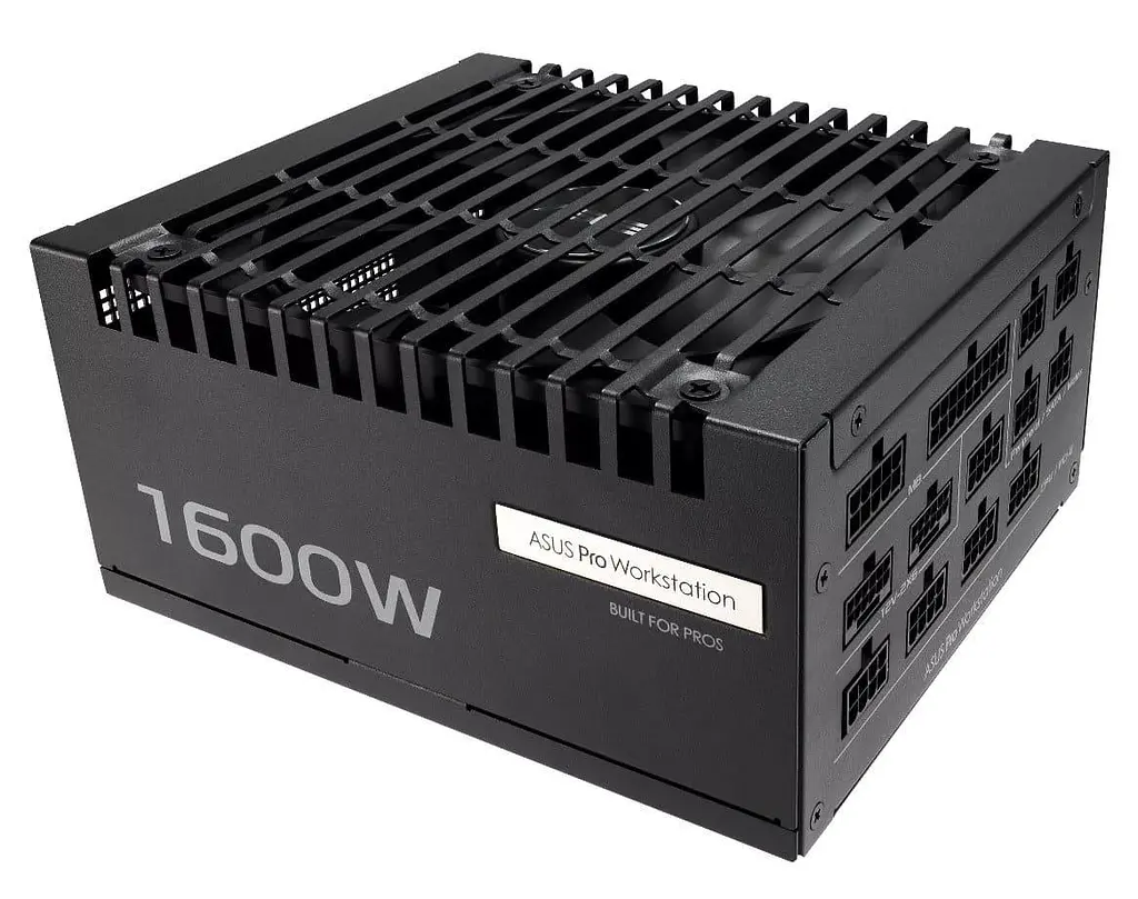 Блок живлення ASUS Pro WS 1600W 80+ Platinum (90YE00Z2-B0NA00) Black - фото 2