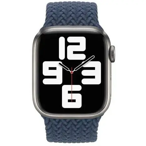 Ремешок CasePro Braided Solo Loop Abyss Blue Size M для Apple Watch 42mm/41mm/40mm/38mm - фото 2