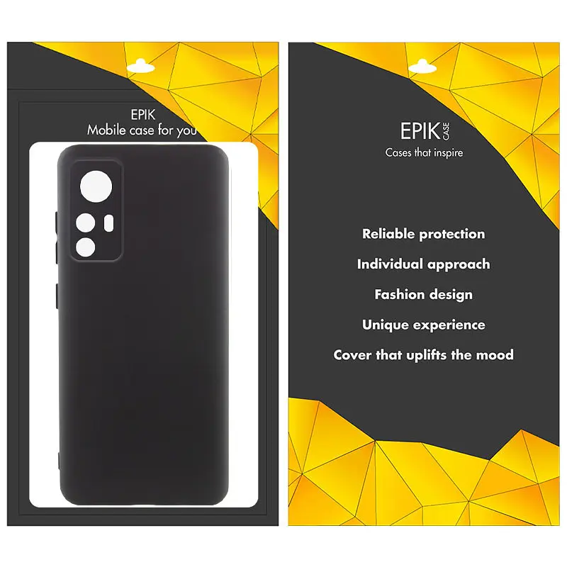 Чохол TPU Epik Black Full Camera для Xiaomi 12T / 12T Pro Чорний - фото 3