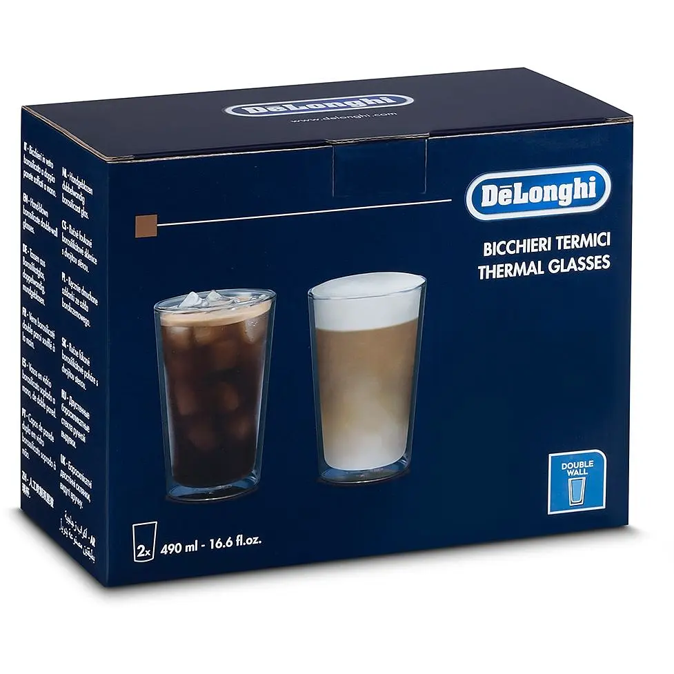Набір склянок DeLonghi DLSC319 Drinks 490 мл 2шт. (AS00001404) - фото 4