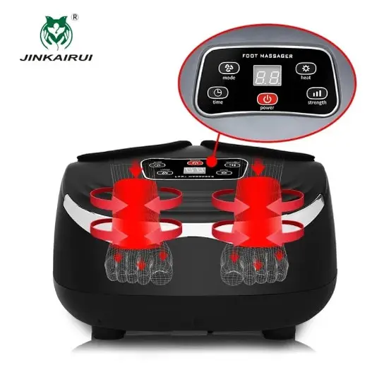 Массажер для ног Jinkairui Z9 (Компрессия Подогрев Вибрация) 3 режима - фото 4