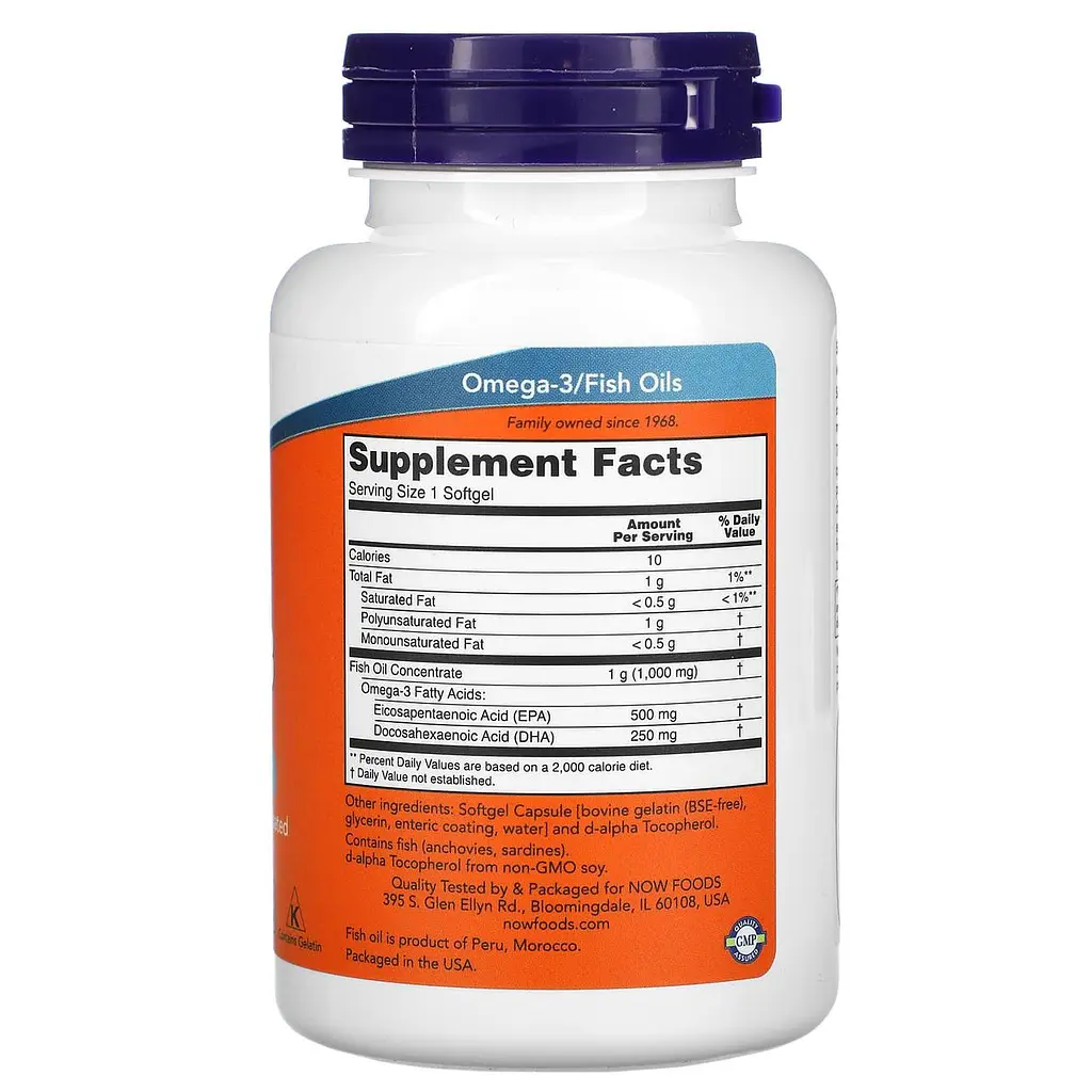 Супер омега 3 Now Foods Ultra Omega-3 90 капс - фото 2