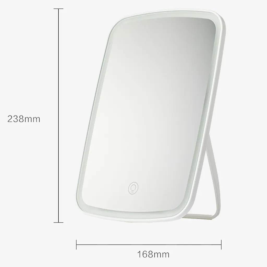 Дзеркало для макіяжу з LED підсвіткою Xiaomi Jordan-Judy Tri-color Makeup Mirror 9.5" (NV505) - фото 5