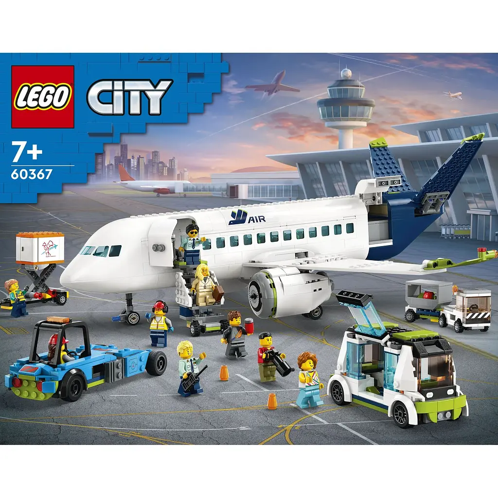 Конструктор LEGO City Пасажирський літакт, 913 деталей (60367) - фото 1