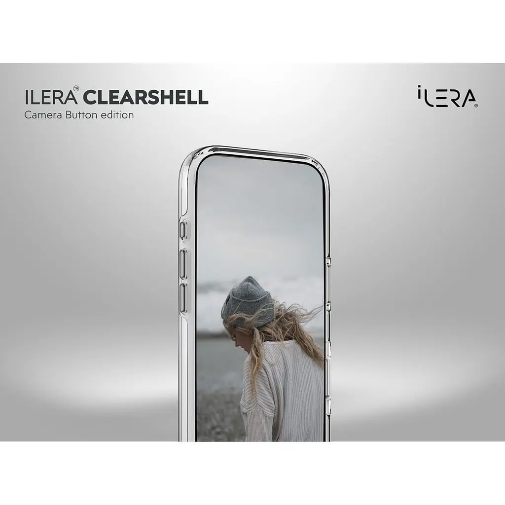 Чохол iLera ClearShell Camera Button with MagSafe для Apple iPhone 17 Pro Transparent (iLHsCLCaB17Pr) [150429] - фото 10