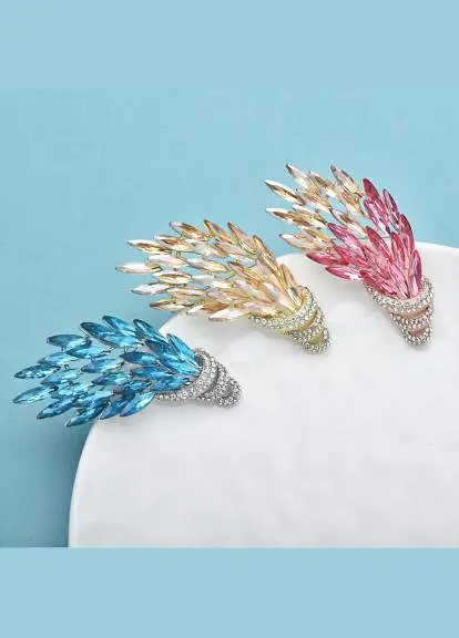 Брошь Веточка желтая - фото 2