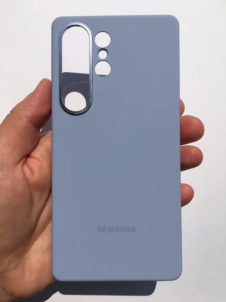 Оригінальний протиударний силіконовий чохол Silicone Case Samsung Galaxy S25 Ultra Light Blue EF-PS938CLEGWW - фото 2