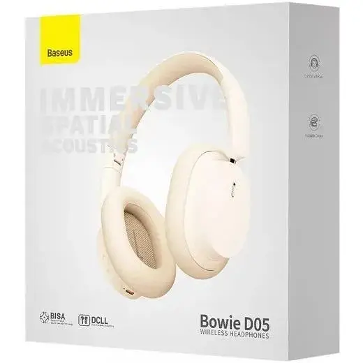 Наушники Baseus Bowie D05 бежевые NGTD020202 - фото 7