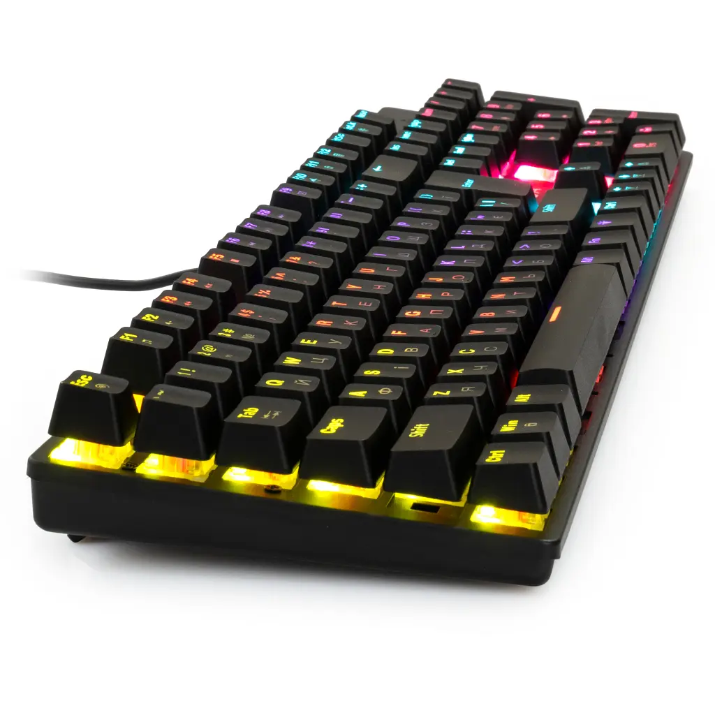 Клавіатура Vinga KBGM-101 LED Red Switch USB Black (KBGM-101 Black) - фото 4