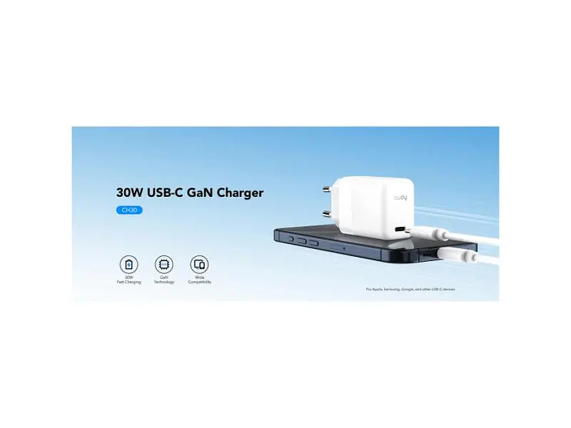 Мережевий зарядний пристрій CUDY 30 W (CH30_EU) - фото 4