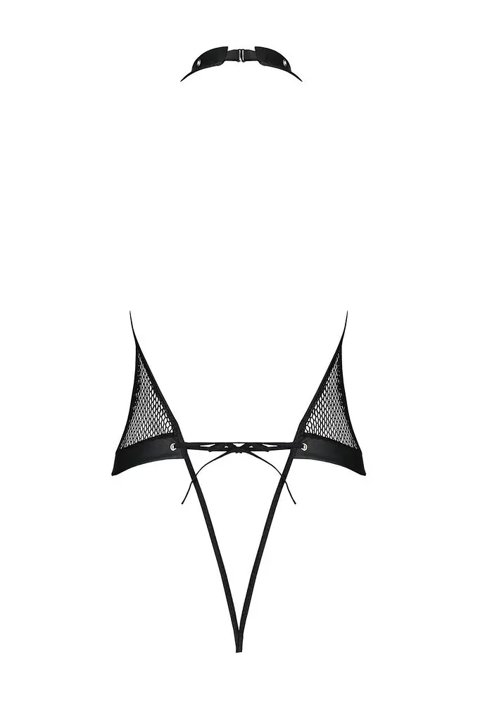Боди-халтер с открытым доступом Passion MOONLIGHT Body S/M black - фото 4