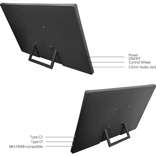 Монітор портативний 15.6" Mucai BX156, Black, IPS, 1920x1080 Noname teh0028055 - фото 2