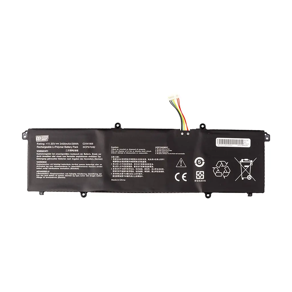Акумулятор до ноутбука ASUS VivoBook S13 (C31N1905) 11.55V 3400mAh PowerPlant (NB432011)