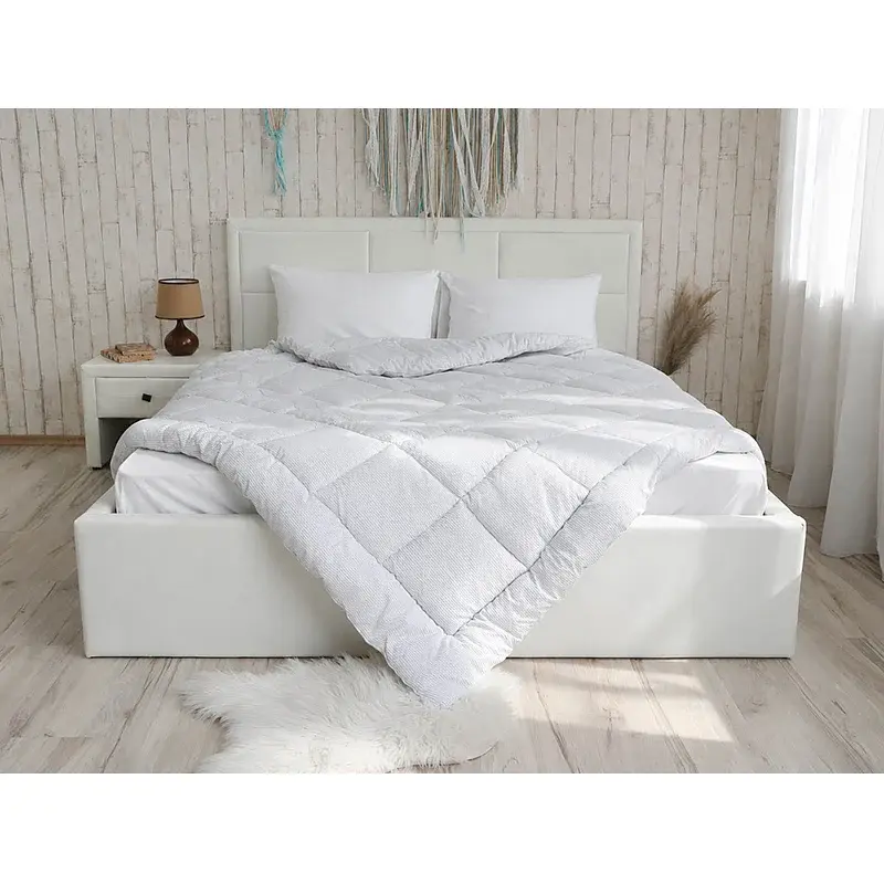 Ковдра силіконова зимова Руно Elegante Plus 172х205 см сіра - фото 2