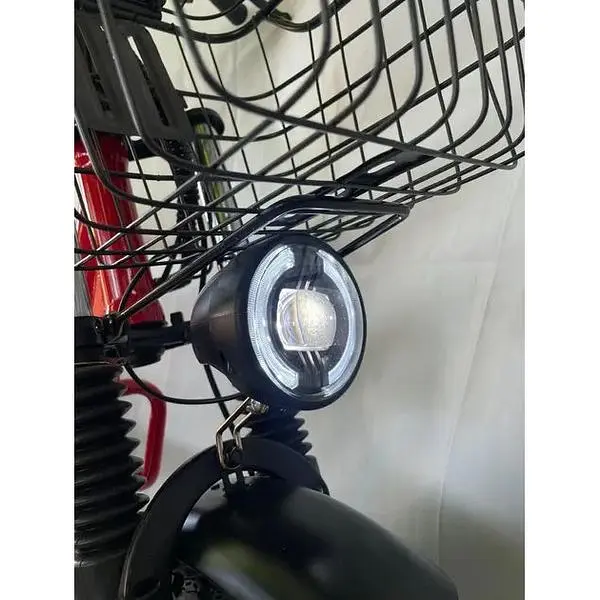 Электровелосипед Minako Monster Pro 16" 1000W 60V 30Ah гидравлические тормоза красный - фото 13