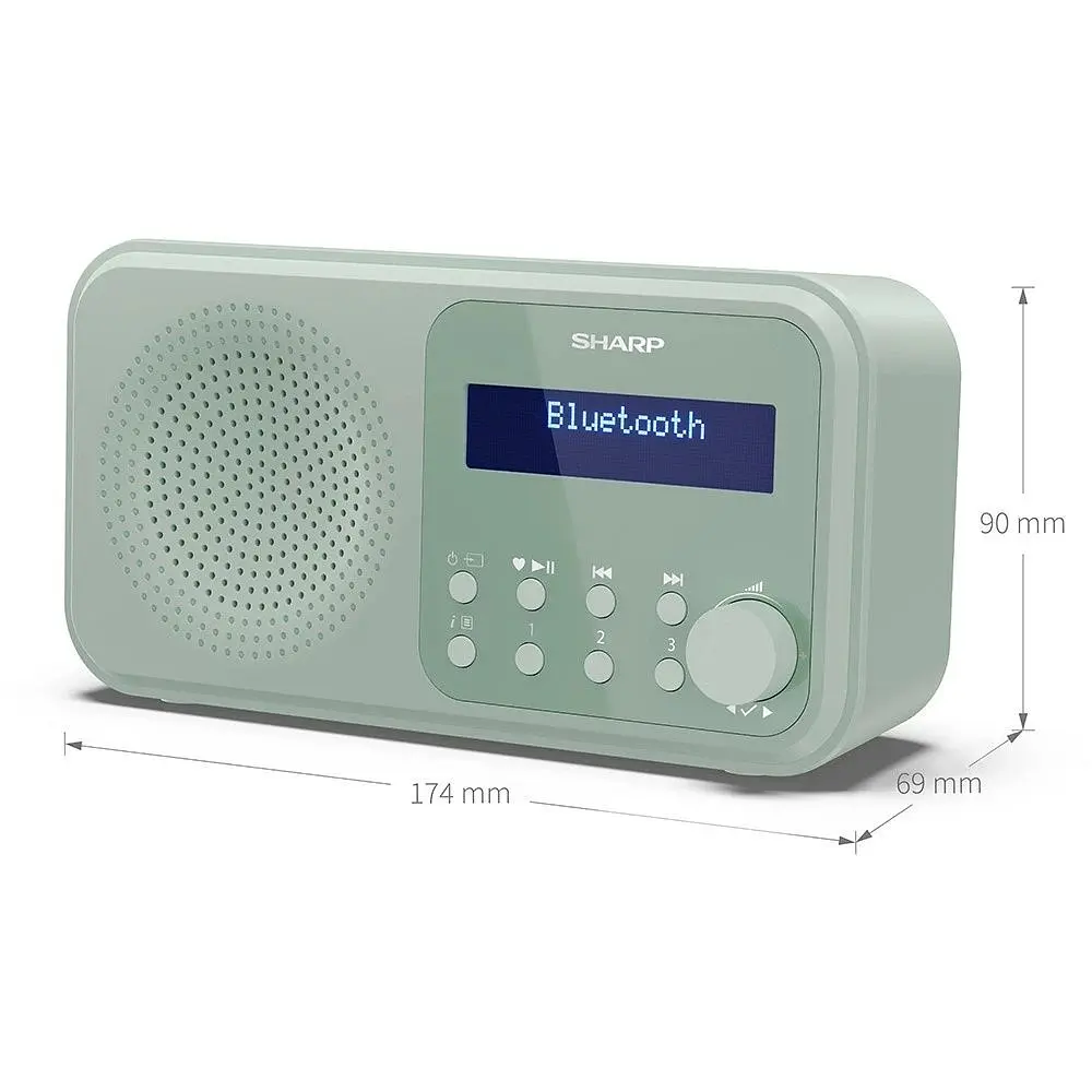 Радіоприймач Sharp DR-P420 Green (DR-P420(GN)) - фото 7