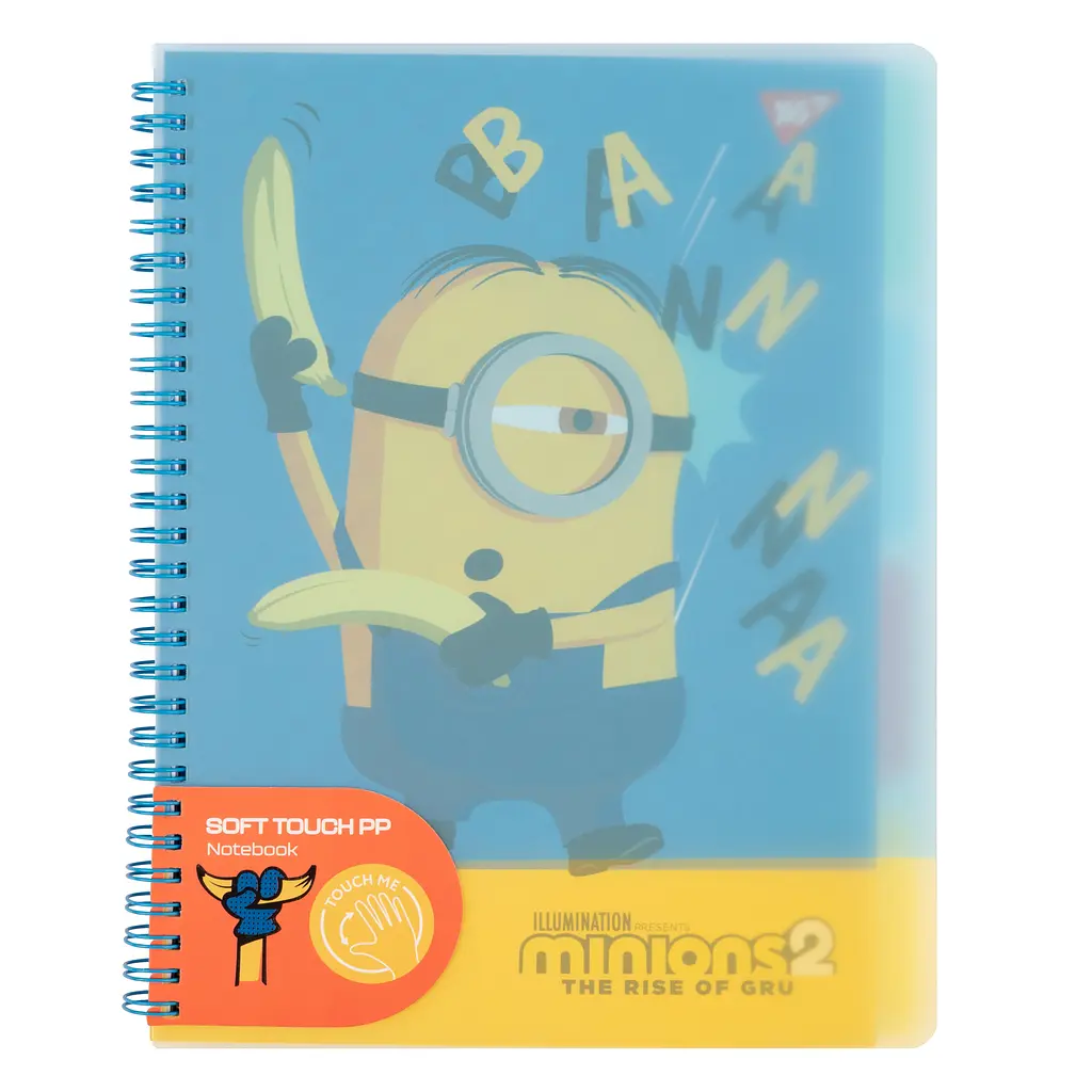 Зошит для записів YES В5 80 арк софт-тач Minions (765743)
