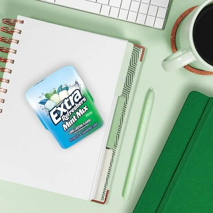 Жувальна гумка Wrigley's Extra Refreshers Mint Mix Gum 40 шт - фото 4