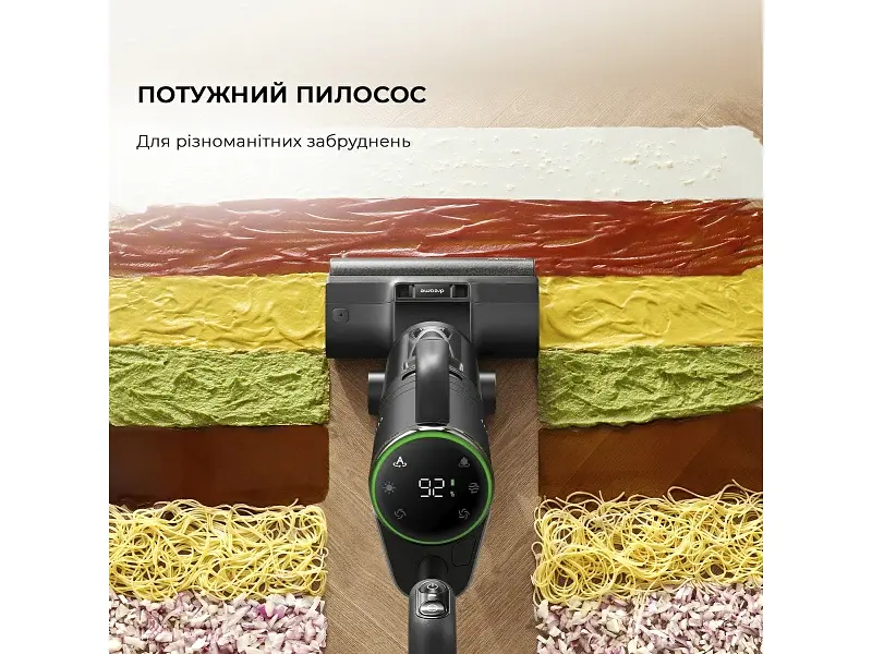 Вертикальний + ручний мийний пилосос Dreame H12 Dual (HHV4) - фото 4