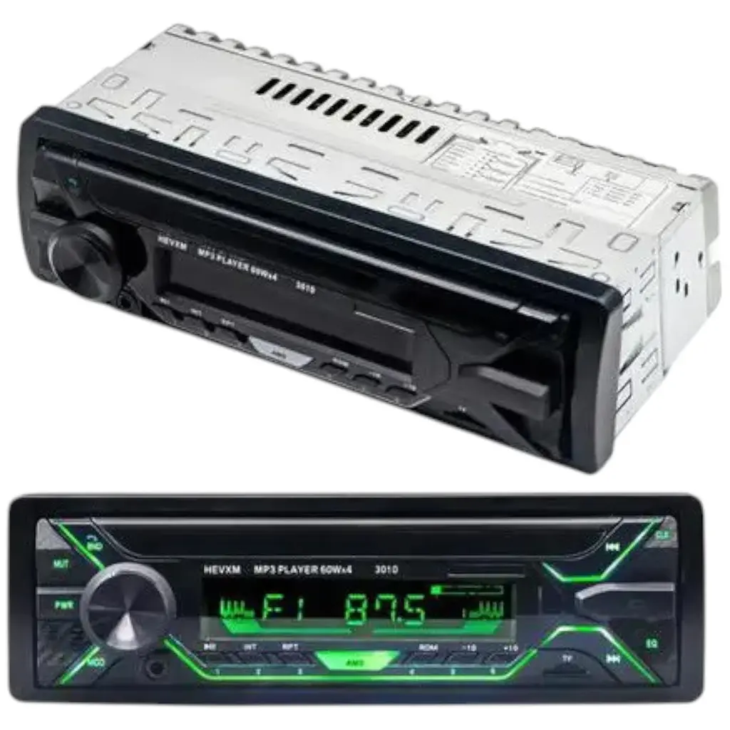 Автомагнітола RGB Technology 5258BT F-157 Bluetooth USB TF AUX Радіо 60Wx4, 7 кольорів підсвічування чорна - фото 3