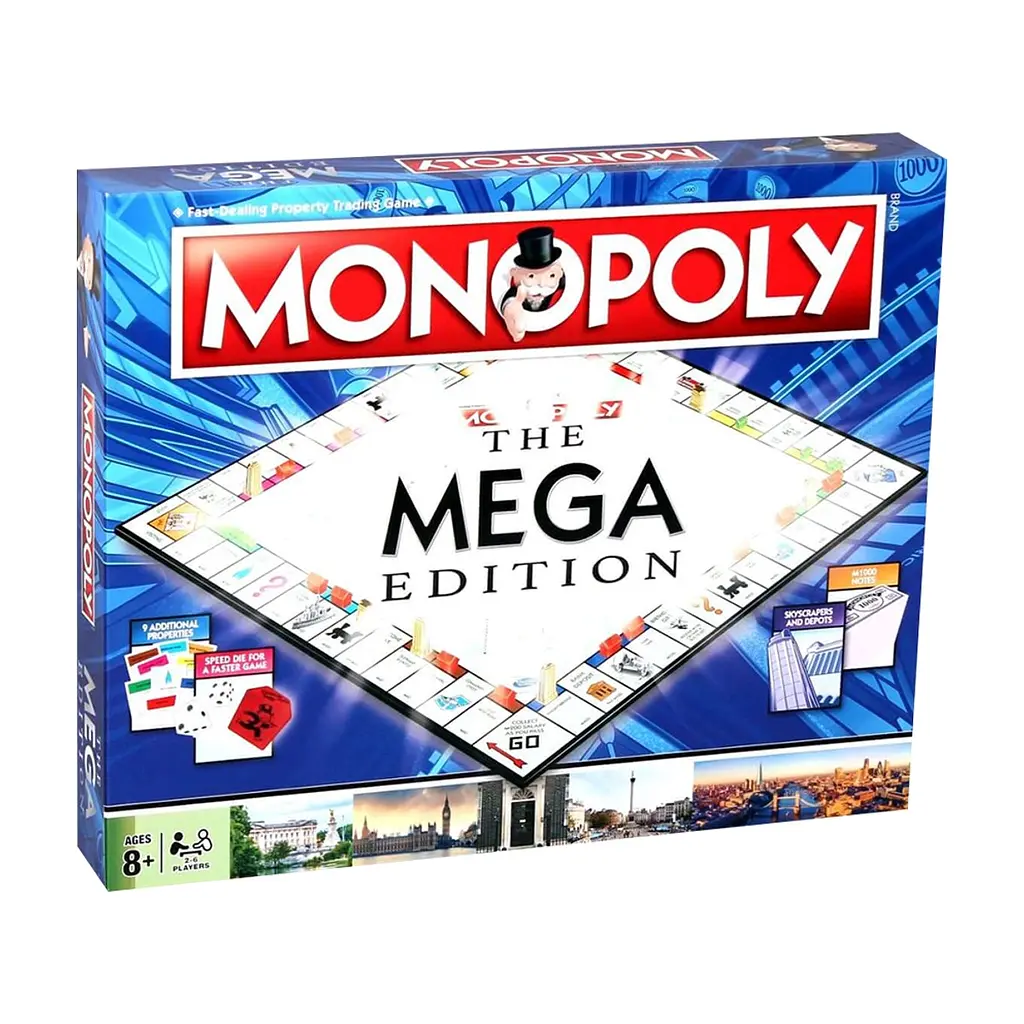 Настільна гра Winning Moves The Mega Edition Monopoly (2459)