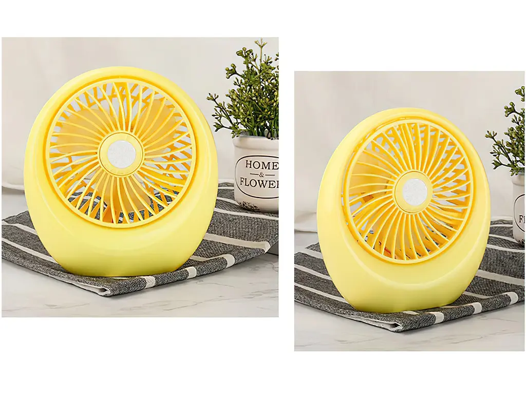 Портативний вентилятор настільний "DianDi Mini Fan SQ1978" Жовтий, usb вентилятор акумуляторний (ST) - фото 6